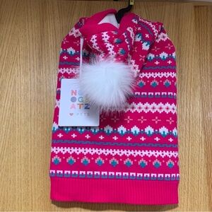 Novogratz Hooded Pink Dog Jacket - Size Medium